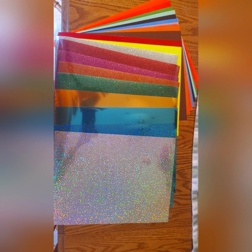 Colorful Vinyl Sheets Set 20pcs